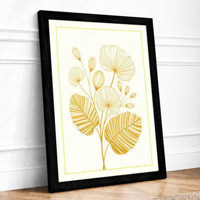 Delicate Study Botanical - Framed Print