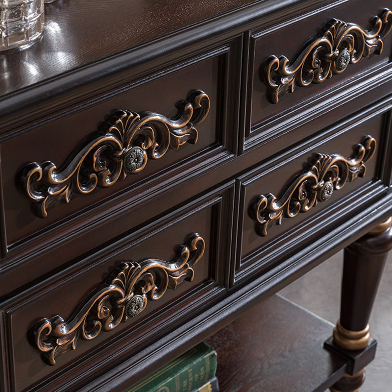 Commode d'appoint Siwar, Brun foncé
