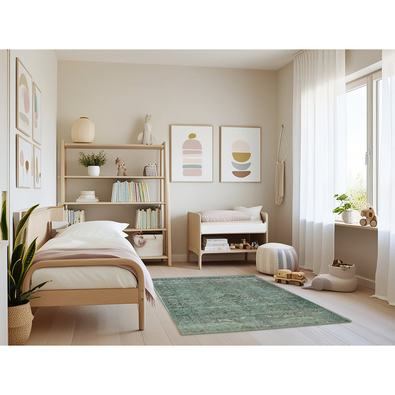 Mckaila Oriental Indoor Rug, Rectangle 3' x 5'