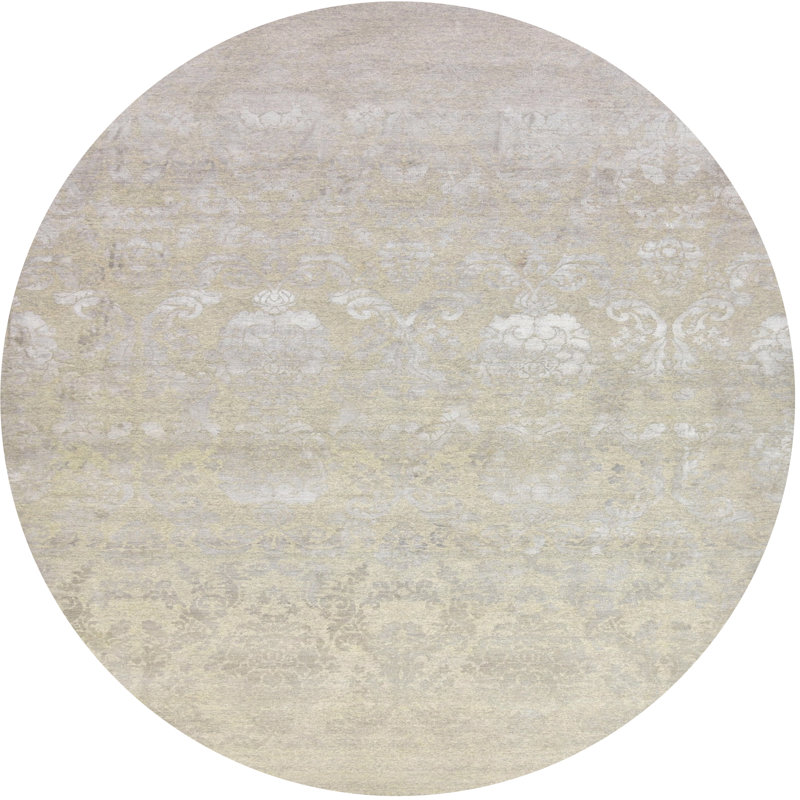 Tapis beige Honoria, Rond 5 pi