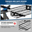 Ensemble de 2 tablettes murales noires robustes pour le garage, 2 x 6 pi de rangement réglable en métal pour le garage