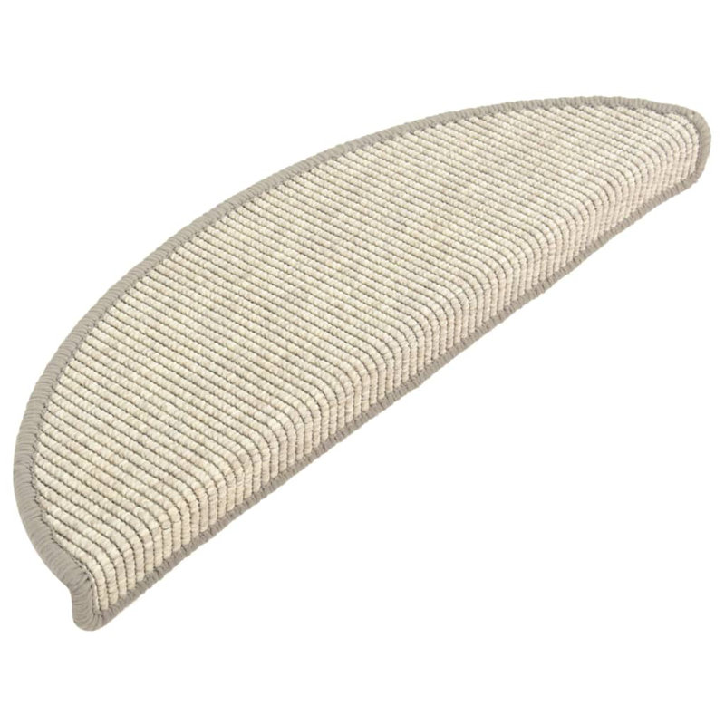 Mccormack Non-Slip Stair Tread, Silver, Semi-Circle 17cm x 56cm