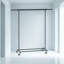 Heavy Duty Extendable Metal Clothes Rail With Wheels-950072675