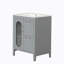 Ensemble de meuble-lavabo simple 24 po avec plateau en céramique Tenneill