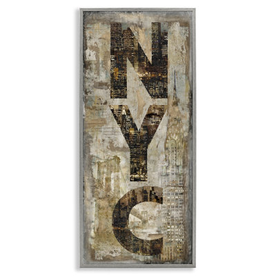 New York City Montage Collage Giclee Art by Luke Wilson