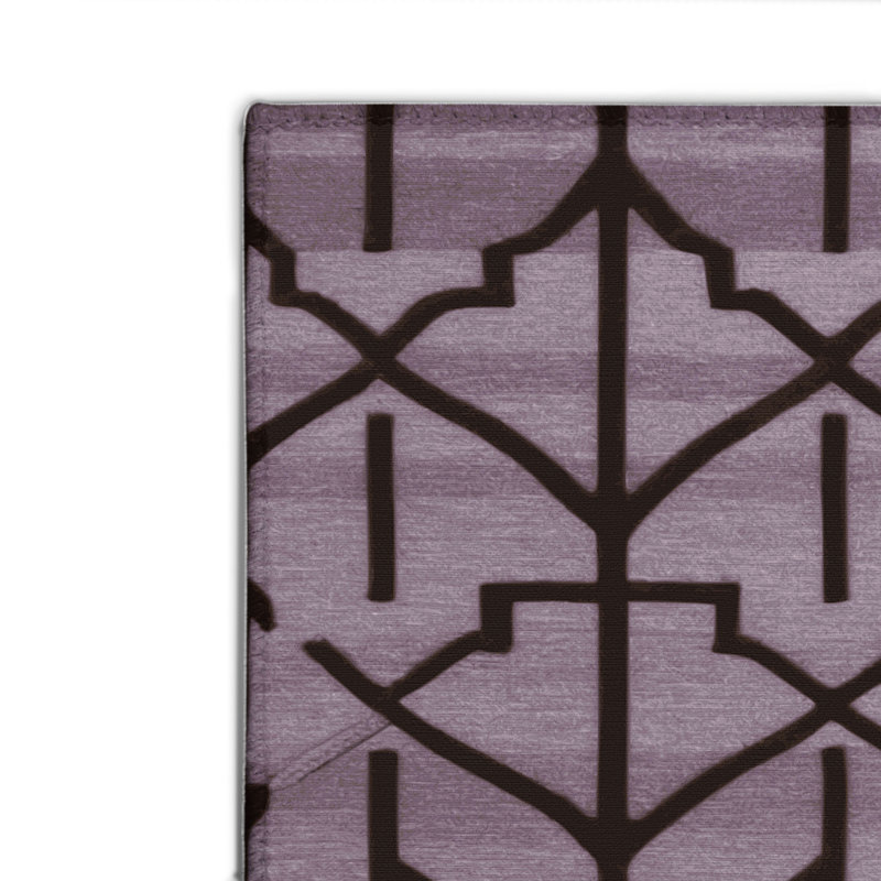 Trellis Pink Indoor and Outdoor Area Rug, Rectangle 8' x 10'