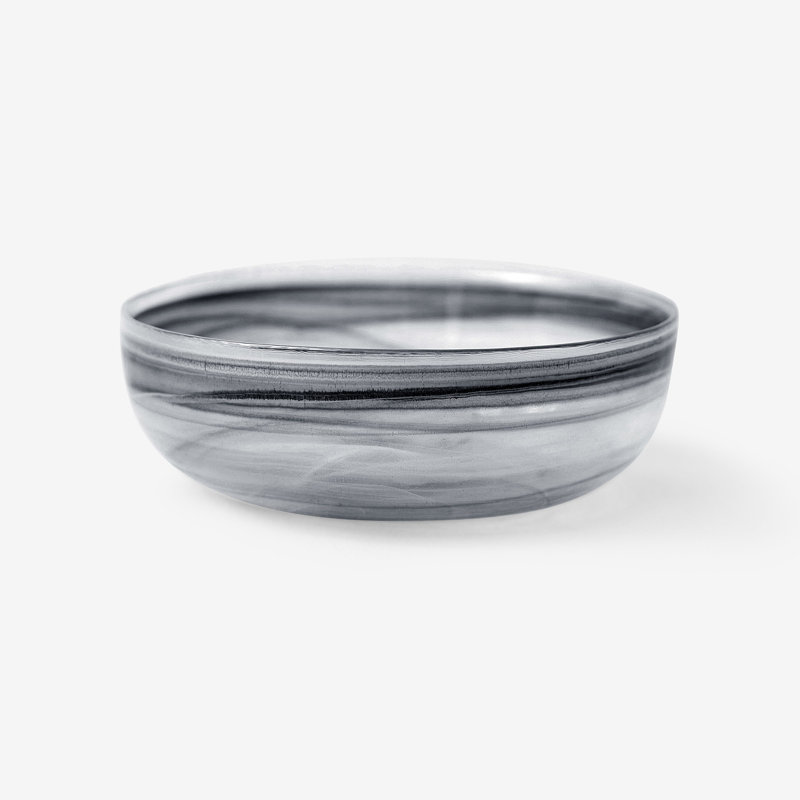 Luna Set Of 6 Bowls, Brown, 16 Cm, Black