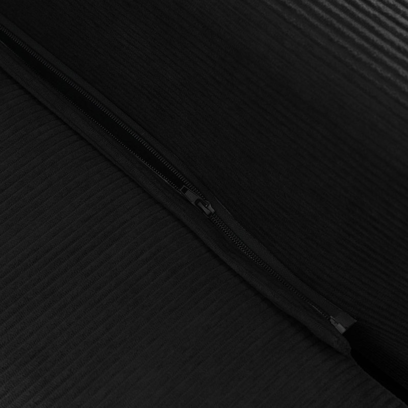 Canapé-lit convertible 81 po avec coussins, Noir