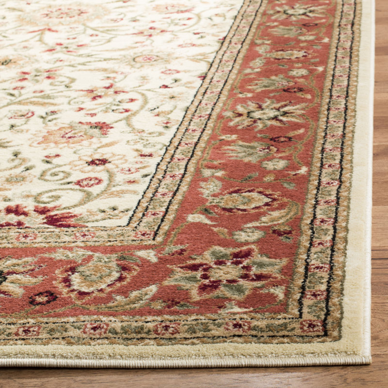Tapis oriental Klose Performance, Ivory/Rust, Carré 6 pi