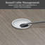 Bureau de direction ergonomique luxueux moderne en L avec rangement intégré et gestion de l'alimentation-2120123000-2145306771