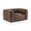 Fauteuil en cuir véritable de 48 po Dupo-538311775
