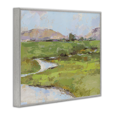 Hillside Winding Stream Framed Giclee Art by Trevor Copenhaver