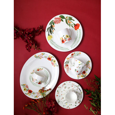 Twig New York Language Of Flowers Bone China Platter