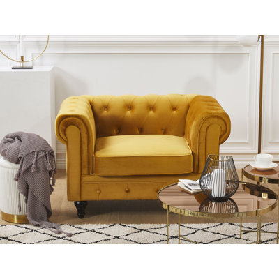 Pendik Velvet Chesterfield Chair