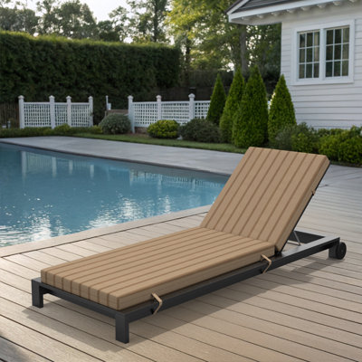 Lani Sunbrella Outdoor Chaise Lounge Cushion