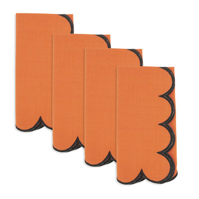 Sweet Edge Scalloped Napkin (Set of 4)