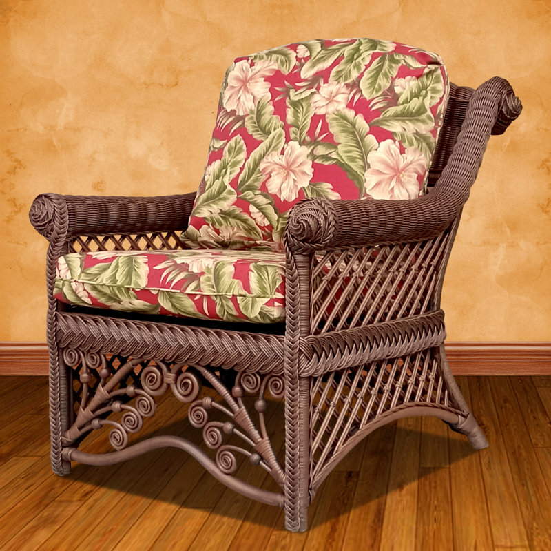 Fauteuil Belgr, Brun délavé, Mélange de coton pierre Kenobi