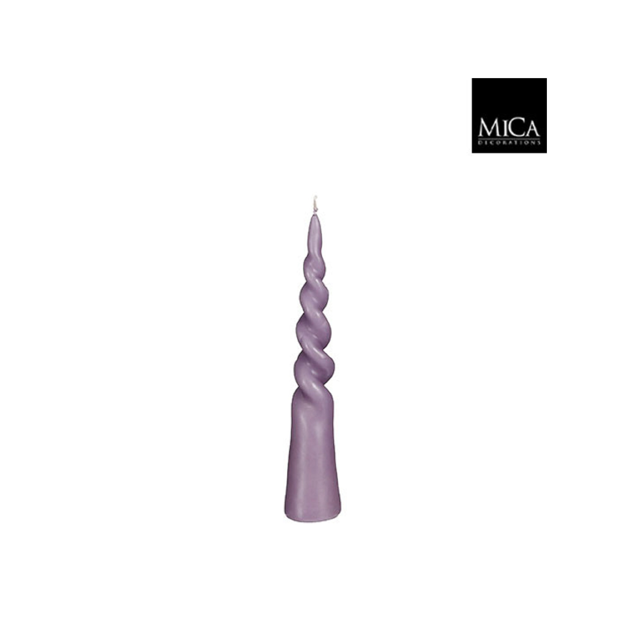 Unscented Taper Candle, Lilac