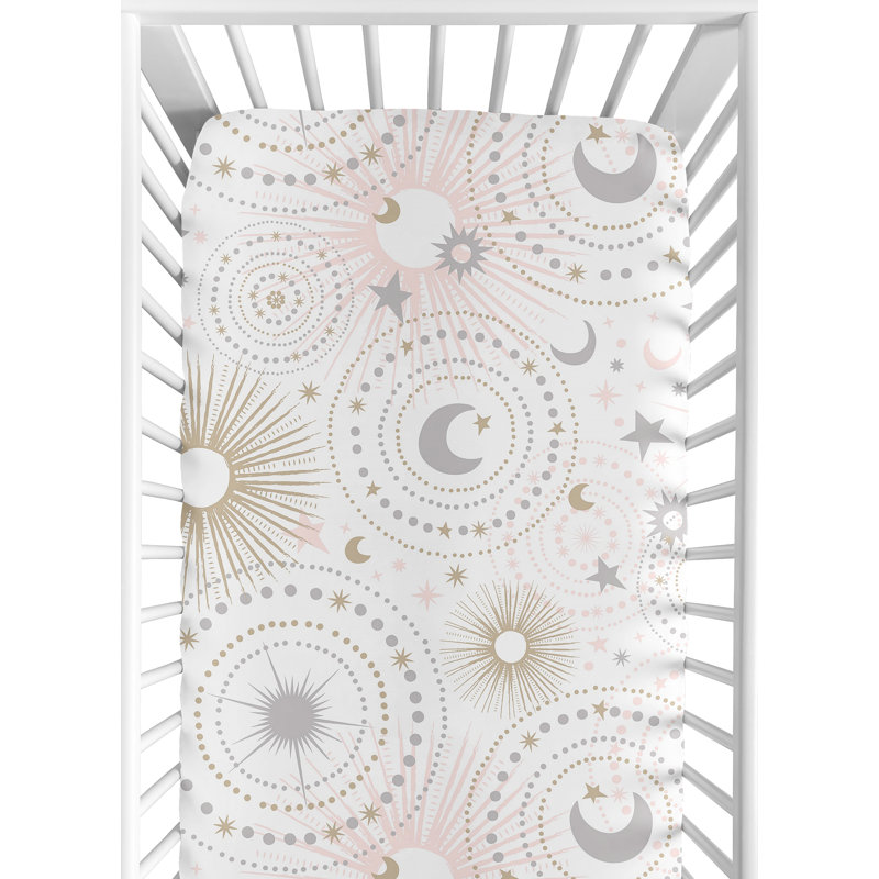 Celestial Fitted Crib Sheet