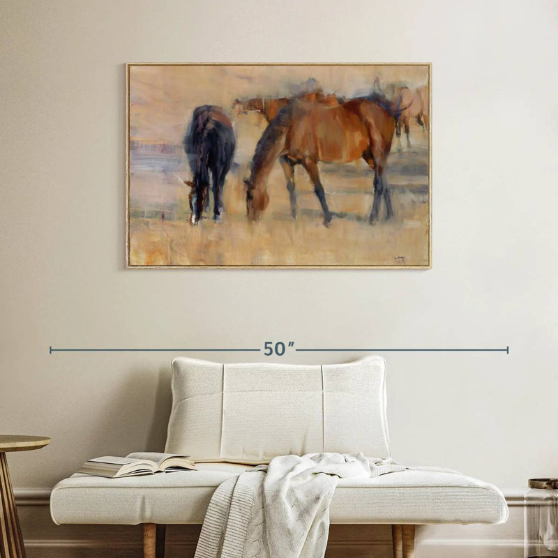 Kentucky Morning I, Cadre flottant en bois naturel, 40 po x 27 po