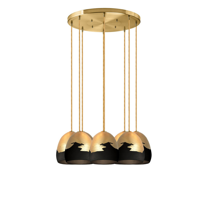 8 - Light Chandelier, 48" H x 18" W x 18" D