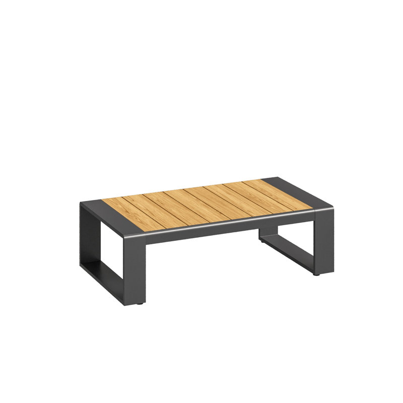 Table basse d'extérieur en aluminium