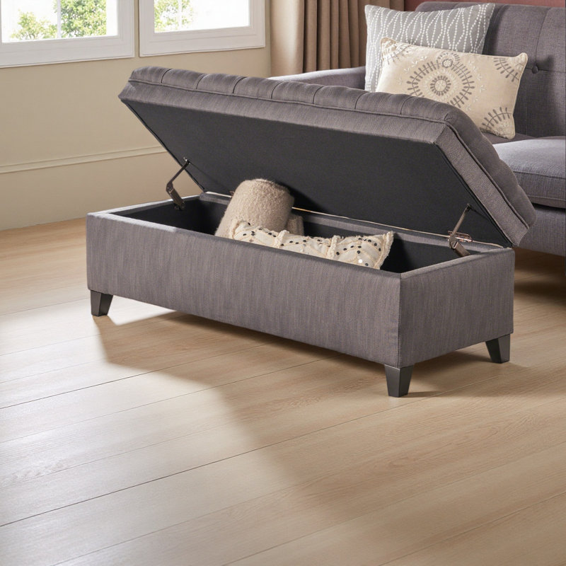 OTTOMAN DE RANGEMENT, Gris