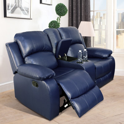 Canapé inclinable 69 po en cuir Vegan