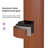 13 FT Round Wood Pattern Cantilever Umbrella,Beige-91018040