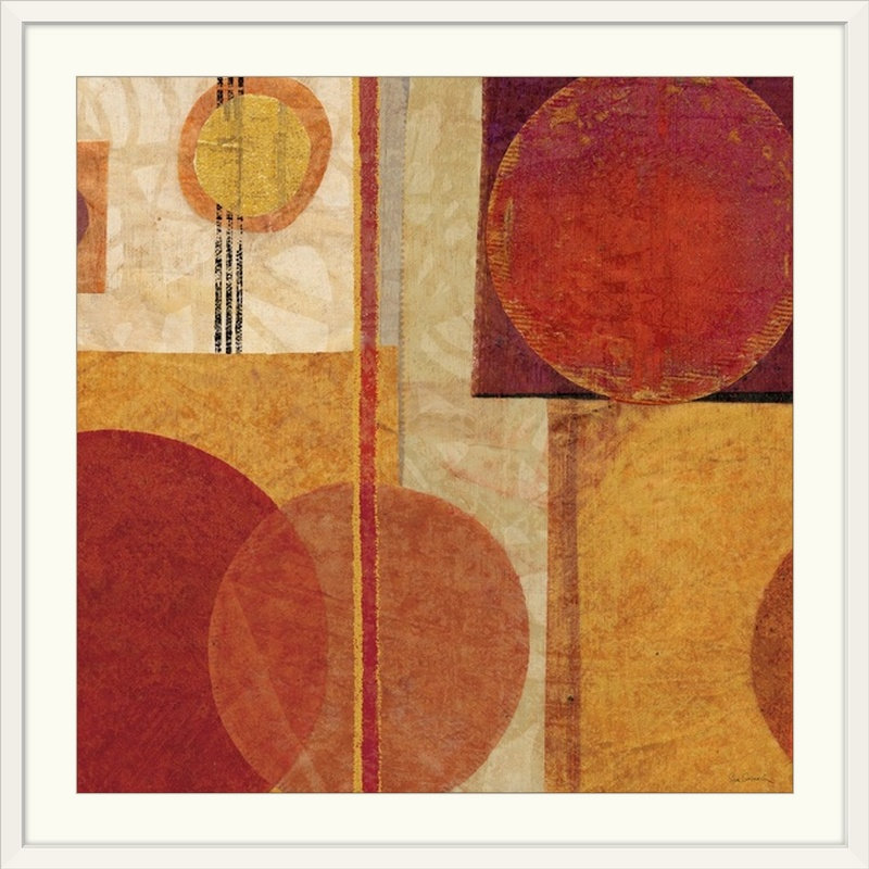 « i » par sue schlabach, reproduction d’art Geo Tea, H 35 po x l 35 po x P 1,5 po, Toile