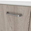 Évier utilitaire Oklahoma, armoire à deux portes, comptoir en acier inoxydable-1537363057