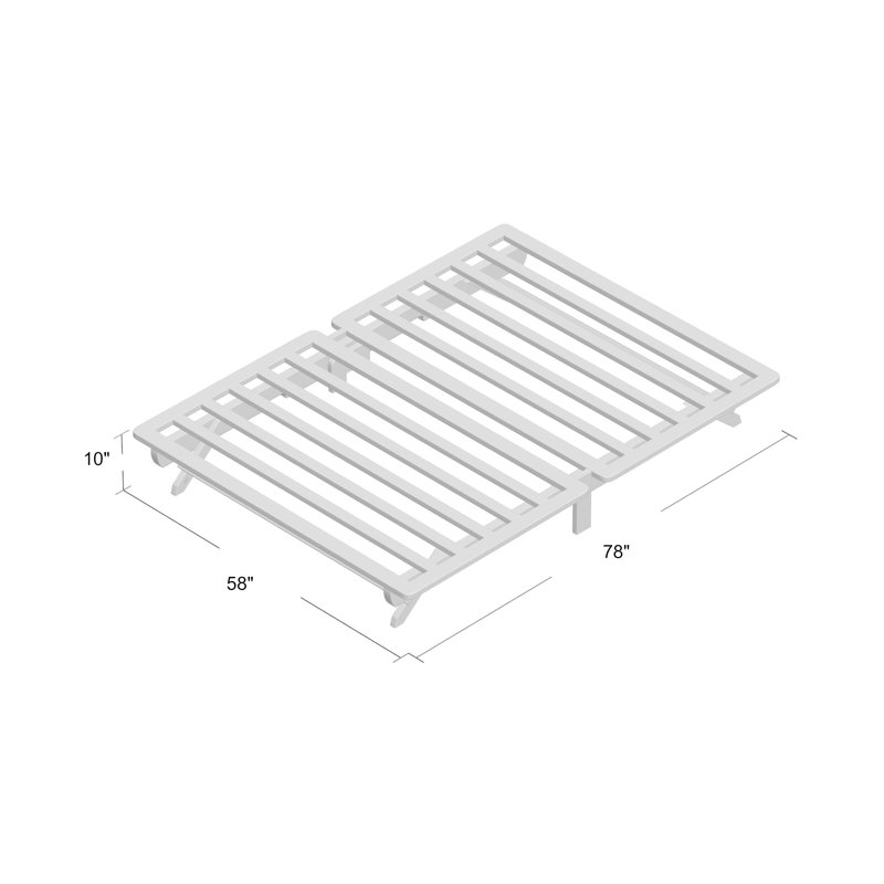 Aideliz Solid Wood Bed, Queen