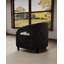 Méridienne en velours avec dossier ergonomique en forme de U - Fauteuil d'appoint moderne en tonneau avec accoudoirs incurvés, siège en mousse haute résilience, pieds stables pour le salon, la chambre à coucher, le bureau, la réception-677972526