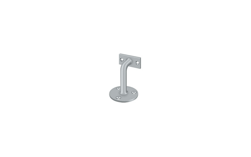 3" Projection Hand Rail Brackets, Brushed Chrome