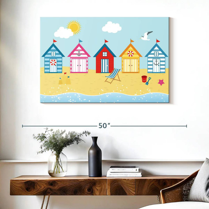 Gillard Cartoon Beach Huts