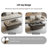 Solid Wood Veneered Modern Coffee Table-653001362