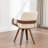 Braiden Swivel Faux Leather Dining Chair-610463323