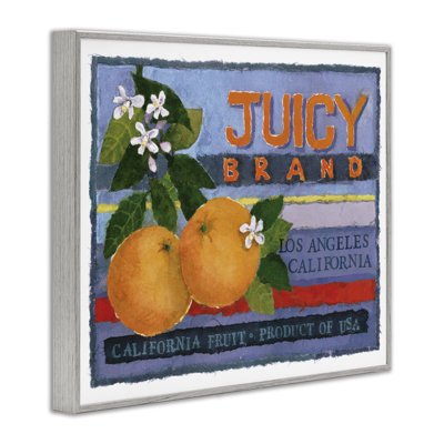 Art juteux de la marque Oranges par Nancy Overton