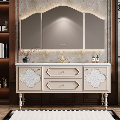 Fashionable floor-standing bathroom cabinet