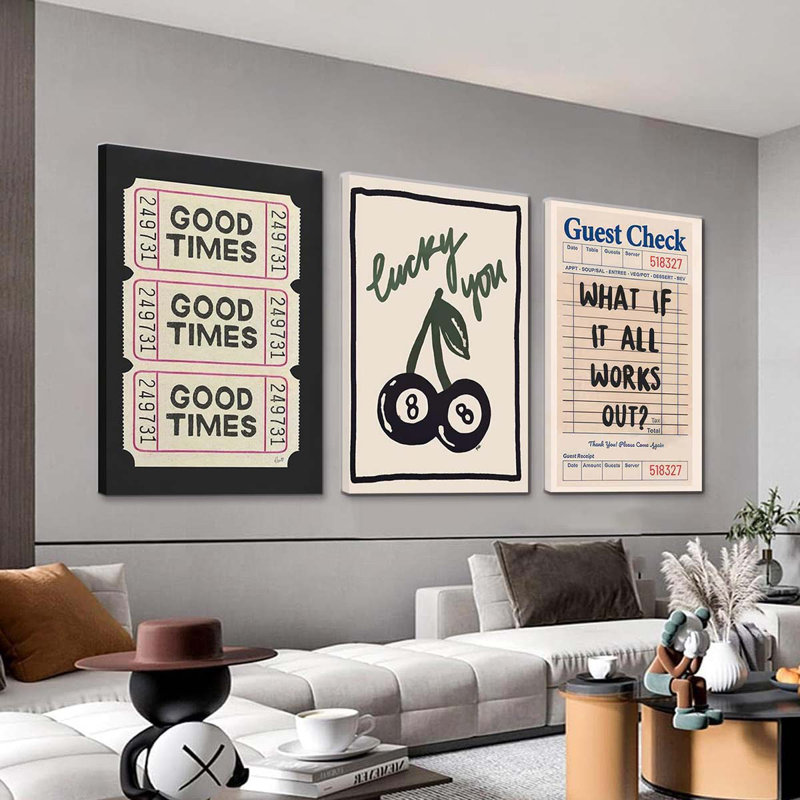 3 Piece Wrapped Canvas Wall Art
