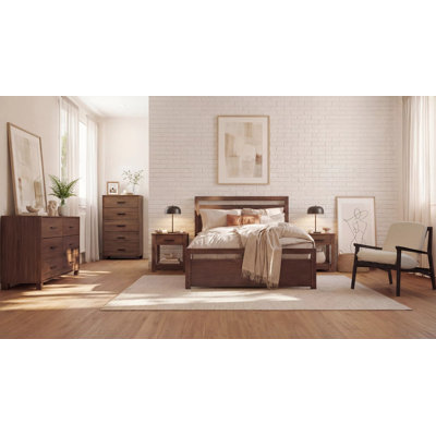Loft Bedroom Set - Brushed Mocha (King) 5-Piece