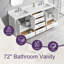 Meuble-lavabo double 72 po avec comptoir en pierre-2130989857