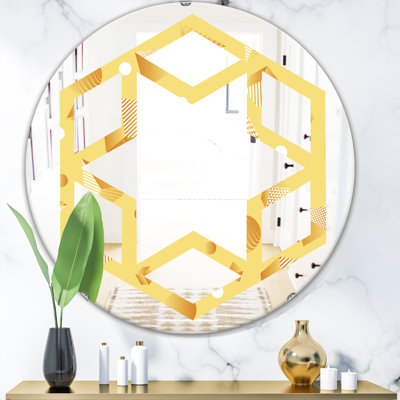 Miroir mural Hexagon Star