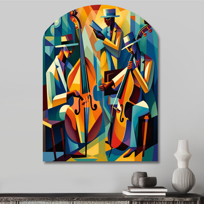 «Jazz Performance On Stage II - Asymmetric Music Jazz», art mural en métal