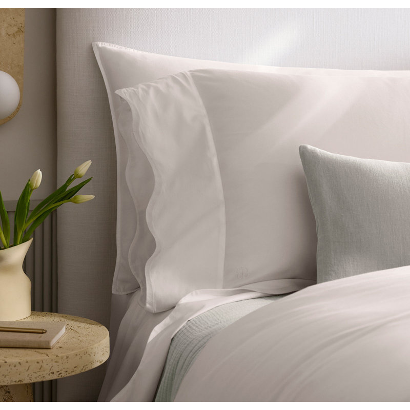 Signature Curved Edge Sheet Set, Mist, Queen Sheet Set with 2 Pillowcases
