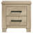 Sansome Weathered 2-Drawer Nightstand Bedside Table