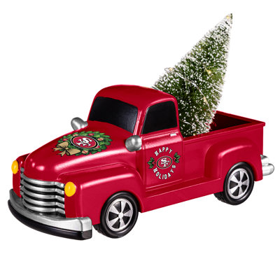 San Francisco 49ers Lit Holiday Rally Truck Statue