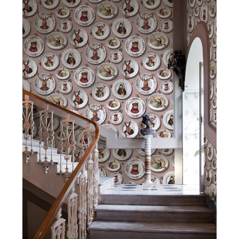 Papier peint non collé Tales of the Manor, Rose