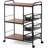 Suprima 27.95 " W Kitchen Cart with Steel Top