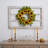 Faux Sunflower Plastic 22'' Wreath